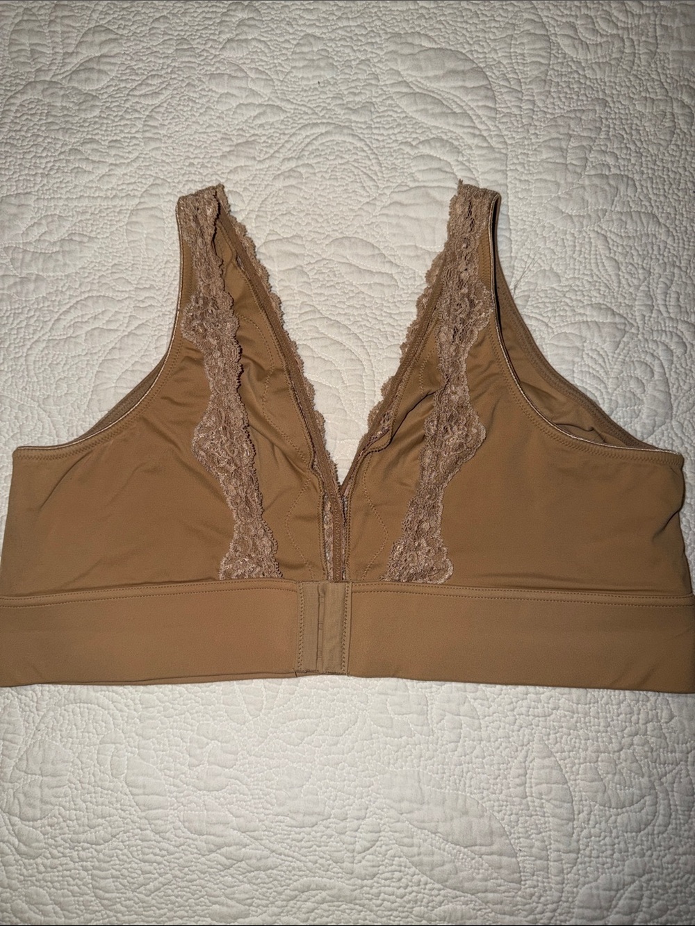 Soma Embraceable Wireless Unlined LT XXL Bra, Lacy Details, Super Stretchy, EUC - Picture 2 of 7